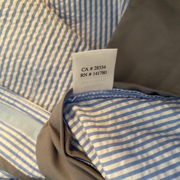 NWOT Bobby Jones Blue/White Seer Sucker Golf Short - Picture 10 of 11